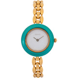 Gucci Gold Tone Change Bezel 11/12.2 Chain Woman Watch