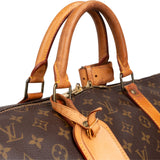 Louis Vuitton Monogram Canvas Keepall 55 Travel Bag
