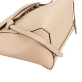 Celine Beige Grained Calfskin Belt Handbag