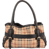 Burberry Pleated Haymarket Check Kentoville Handbag