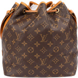 Louis Vuitton Monogram Canvas Sac Noé Petit Shoulder Bag