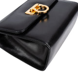 Salvatore Ferragamo Leather Gancini Mini Flap Crossbody Bag