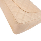 Chanel Quilted Lambskin Palladium Jumbo Single Flap Crossbody Bag