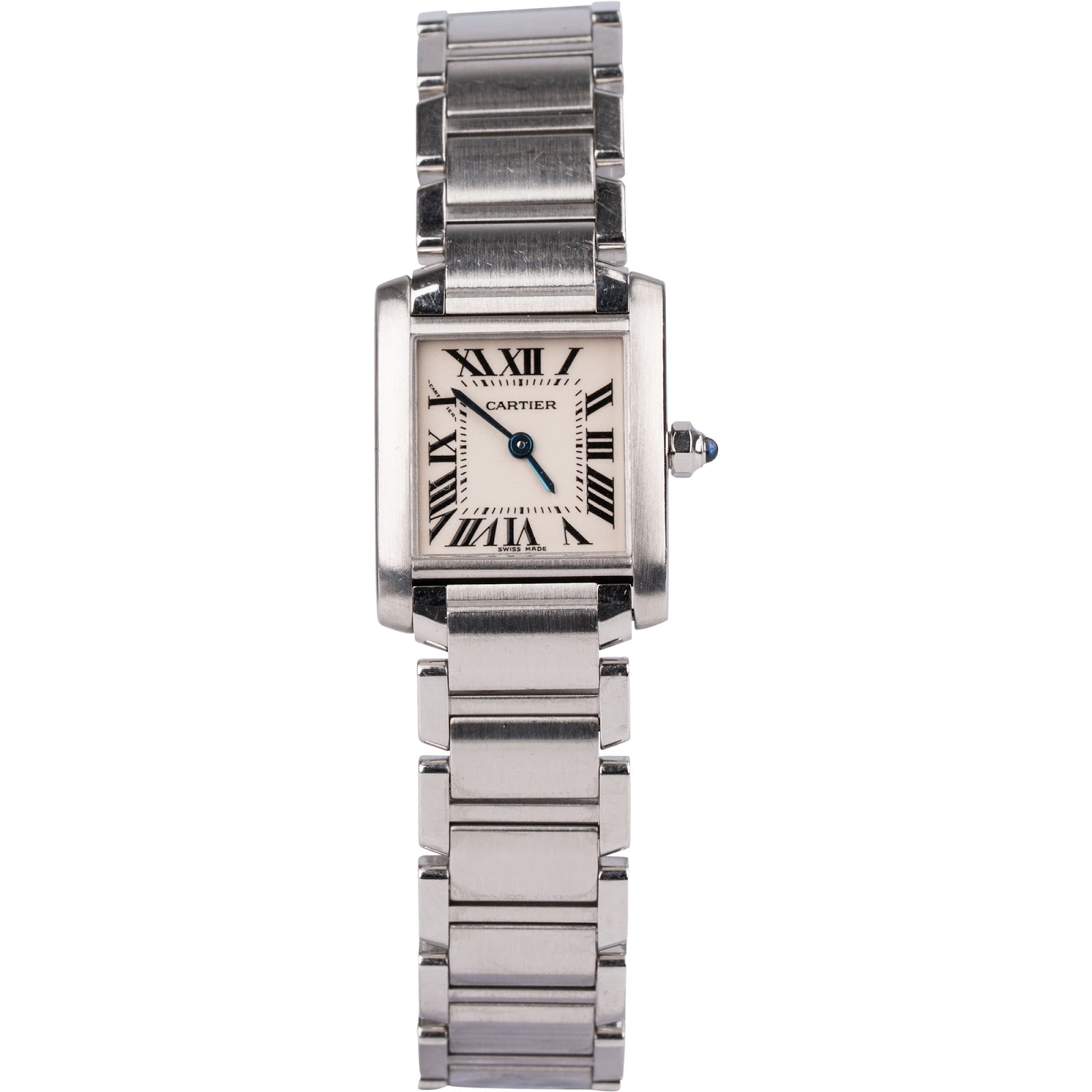 [🔄️B06 / F99] Cartier Tank Française Small Watch - vintageandkickz