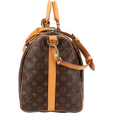 Louis Vuitton Monogram Canvas Keepall 50 Bandoulière Travel Bag