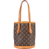 Louis Vuitton Monogram Canvas Bucket PM Shoulder Bag