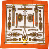 Hermès Harnais des Présidents Silk Carre 90 Scarf Tuch