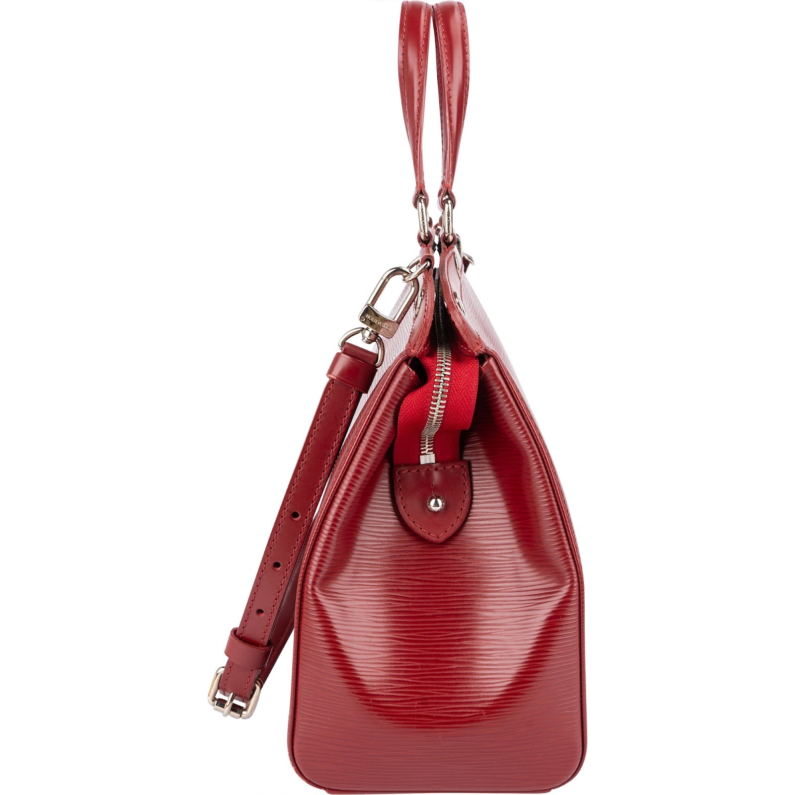 [🔄️B23 / F43] Louis Vuitton Red Epi Leather Cluny MM Crossbody Bag - vintageandkickz