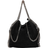 Stella McCartney Shaggy Falabella Fold Over Tote Crossbody Handbag