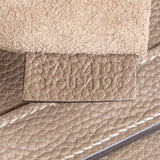 Céline Taupe Grained Calfskin Luggage Handbag