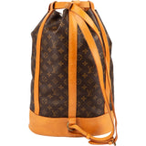 Louis Vuitton Monogram Canvas Randonnee GM  Backpack Shoulder Bag