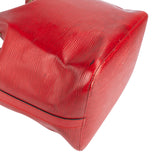 Louis Vuitton Red Epi Leather Sac Noé Petit Shoulder Bag