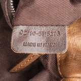 Chloé Brown Leather Paddington Pocket Satchel Studded Shoulder Bag