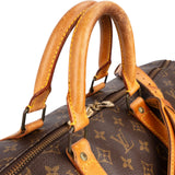 Louis Vuitton Monogram Canvas Keepall 55 Bandoulière Travel Bag