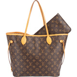 Louis Vuitton Monogram Canvas Neverfull MM Shoulder Bag