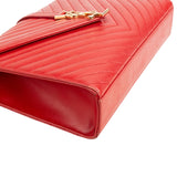 Yves Saint Laurent Grain De Poudre Leather Envelope Crossbody Bag