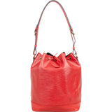 Louis Vuitton Red Epi Leather Sac Noé Grande Shoulder Bag