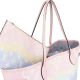 Louis Vuitton Monogram Giant Escale Rainbow Neverfull MM Shoulder Bag