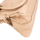 Chloé Beige Pebbled Leather Paraty Handbag