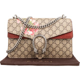 Gucci Monogram GG Supreme Floral Print Dionysus Shoulder Bag
