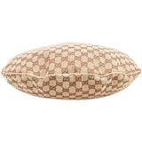 Gucci Monogram GG Canvas Perforated Leather Large Crescent Shoulder Bag