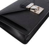 Louis Vuitton Noir Epi Leather Sellier Dragonne Pochette Clutch