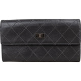 Chanel Quilted Aged Calfskin 2.55 Flap Wallet