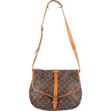 Louis Vuitton Monogram Canvas Saumur 35 Crossbody Bag