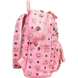 MCM Monogram Visetos Small Stark Studded Backpack