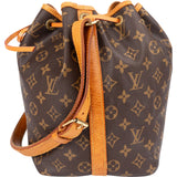Louis Vuitton Monogram Canvas Sac Noé Petit Shoulder Bag