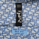 Hermès Chain Link Pattern Silk Tie Krawatte