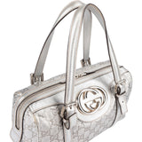 [🔄️B11 / F06] Gucci Guccissima Leather Interlocking G Boston Bag Handbag - vintageandkickz