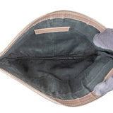 Balenciaga Taupe Arena Leather City Clutch