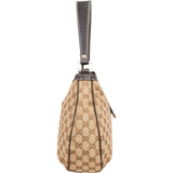 Gucci Monogram GG Web Stripe Shoulder Bag