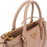 Prada Pink Saffiano Leather Galleria Handbag