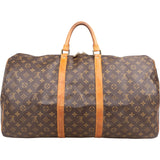 Louis Vuitton Monogram Canvas Keepall 55 Travel Bag