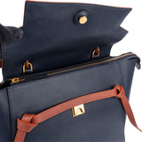 Céline Bicolor Leather Belt Handbag