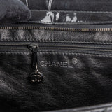 Chanel Quilted Patent Leather CC Small Tote Handbag