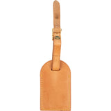 [🔄️B10 / F76] Louis Vuitton Vachetta Leather Luggage Tag - vintageandkickz