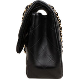 Chanel Quilted Lambskin Jumbo Double Flap Crossbody Bag