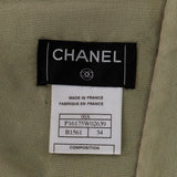 Chanel Multicolor Wool Draped Lapel Herringbone Scarf Jacket (FR 34 / DE 32)