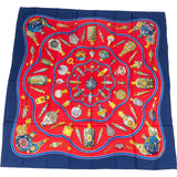 Hermès Silk Qu'importe le flacon Carré 90 Tuch Scarf