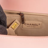 Chanel Quilted Patent Leather  Boy Single Flap Crossbody Bag
