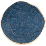 Louis Vuitton Monogram Denim Shearling Bob Hat M77127
