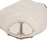 Gucci Leather GG Studded Indy Bamboo Hobo Handbag