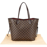Louis Vuitton Monogram Damier Ebene Canvas Neverfull MM Shoulder Bag