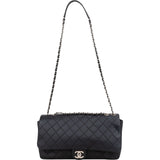 Chanel Quilted Raincoat Single Flap Crossbody Bag