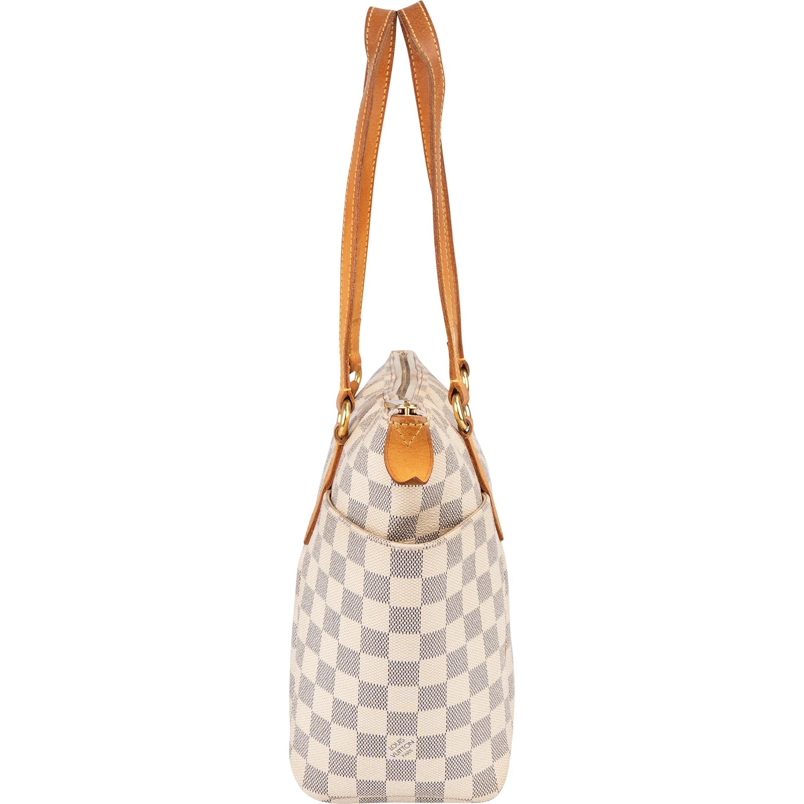 [🔄️B06 / F55] Louis Vuitton Monogram Damier Azur Canvas Totally PM Shoulder Bag - vintageandkickz