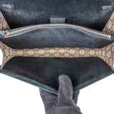 Gucci Monogram GG Supreme Canvas Suede Dionysus Shoulder Bag