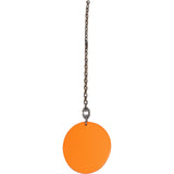 Hermès Orange Leather Fruit Apricot 925 Silver Keychain Bag Charm